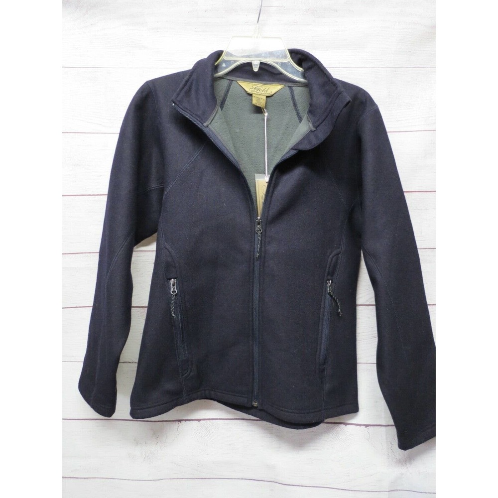 NWT Tri-Mountain Gold XS Ladies Navy Blue Wool Blend Coat Jacket NEW